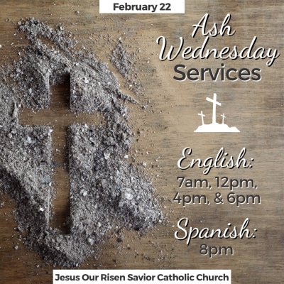 Ash Wednesday Display Banner English/Spanish (teacher made)